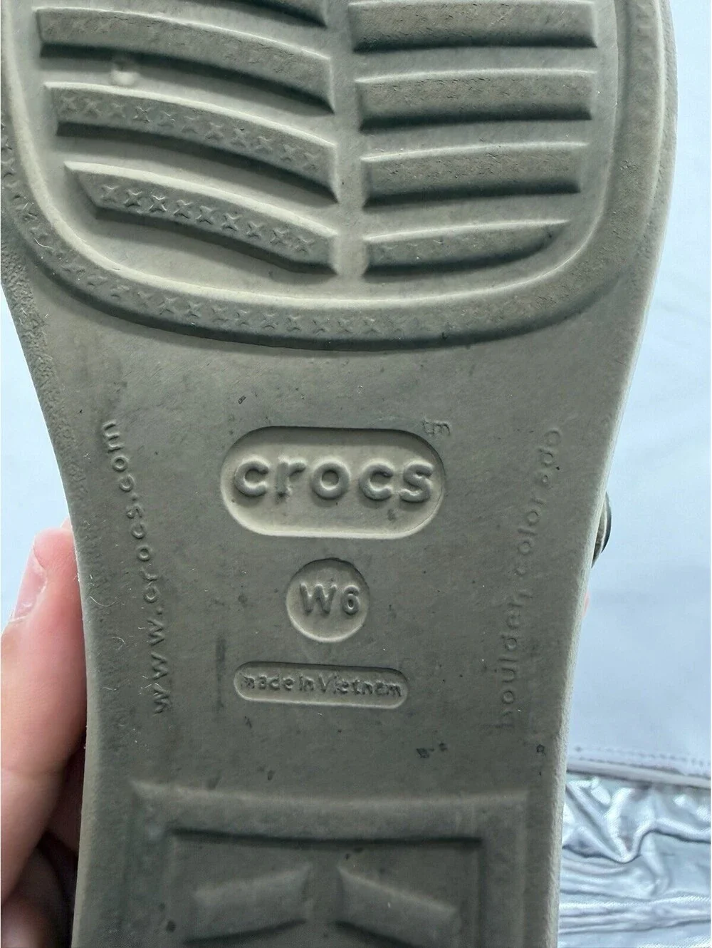 Crocs Womens Size W6 Sandals Strappy Water Shoes Summer Beach &Sand Sandals